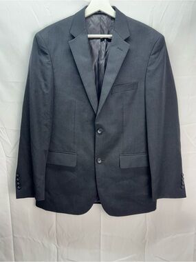 Pronto Uomo Dark Gray Two-Button Men's Blazer
